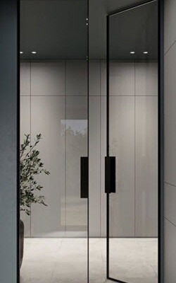 Межкомнатные стеклянные двери на заказ Кишинёв